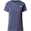 The North Face W Ss Sd Slim Tee Tnf T-Shirt M/M Blue Eclipse Donna