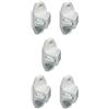cyclingcolors 5x chiusure a molla per porte bianco plastico mobili armadio Chiavistello Cricchetto