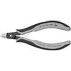 KNIPEX Tronchese laterale di precisione per elettronica ESD con impugnature multicomponente 125 mm, 79 12 125 ESD
