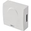 EMOS Campanello porta classica a 2 fili Gong bianco 1 melodia Ding-Dong volume 85dB cablato montaggio a parete quadrato 230V