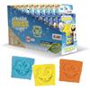 INKEE Mini Pack SpongeBob, display da 10 set di 3 bombe da bagno per bambini con le forme dei loro personaggi SpongeBob e aroma di popcorn