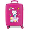 Hello Kitty You Are Carino, Valigia Da Bambina, Rigida 55 Cm (Fuchsia), 38x55x20 cm