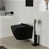 Parama Vaso sospeso tornado silent flush in ceramica nero opaco con copri-wc soft-close | Sydney