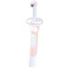 MAM Training Brush, Spazzolino denti bambini 5+ mesi con lunga impugnatura antiscivolo, Spazzolino setole morbide per i primi dentini, Neonato accessori utili con anello di sicurezza gola, Rosa