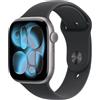 Apple Watch Series 11 (2025) 46mm GPS Alluminio Space Grey Sport Band S/M Black EU