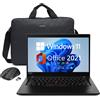 Lenovo ThinkPad X13 Gen1 13.3 Full HD PC Notebook AMD Ryzen 5 4650U Ram 16Gb SSD 1Tb Win 11 Office 2021 + Borsa e Mouse (Ricon