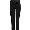 ONLY Pant Onlrita-Nemy Life Glit Belt Pnt-Pantaloni, Nero, (M) W x 32L Donna