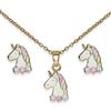 Sanico BJS014 PARURE QUEEN UNICORN GOLD PLATED