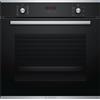 BOSCH Forno Elettrico Multifunzione Pirolitico, Serie 4, Capacità 71 Lt, Classe Energetica A, Vetro Nero - HBA274BR0J