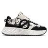 No Name Carter Jogger W-Suede/P.Cow-Black/Milk Muccata Donna