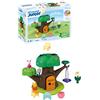 Playmobil Junior & Disney 71693 La casa sull'albero di Winnie the Pooh e Pimpi, giocattolo sostenibile realizzato in plastica a base vegetale, giocattolo per bambini dai 12 mesi in su