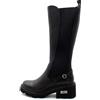Cult CLW456700 Grace Black Stivali per Donna in Pelle con Lampo ed Elastico (Taglia 39)