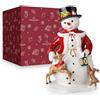Villeroy & Boch - Christmas Toy's Memory Pupazzo di Neve Variopinto, Figura, Decorazione Natalizie, Decorazioni, Xmas, Natale, Porcellana