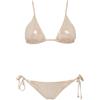 EMPORIO ARMANI Bikini Triangolo Donna, Micro Foil DOT Rosa, S