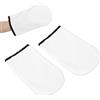 Fyearfly Guanti Per Terapia di Paraffina, Guanti di Cera di Paraffina 2 Pezzi in Puro Cotone Che Promuovono L'assorbimento Guanti Spa Per Terapia Manuale con Cera Calda Bianchi