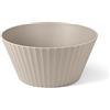 BLIMPLUS - Ciotola Nettuno L Moka Grey Ø 25cm - Insalatiera Multiuso Cucina Tavola - Made in Italy