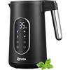 ecosa Bollitore in acciaio inox con regolazione della temperatura (40 °C a 100 °C), 1,7 litri, funzione di mantenimento del calore, display a LED a scelta della temperatura, 2200 Watt, 100% senza BPA,