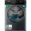 Cecotec Lavatrice a Carica Frontale 10Kg Bolero Dresscode 10610 Inverter Ice Blue A. 2000W, 1400RPM, Classe A, Steam Max, Motore Inverter Plus, 15 Programmi, Onsmart, Fuzzy Logic, Smooth Wash, Stop&Go