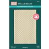 3D Embossing folder Waffle Cone