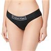 Calvin Klein Slip Bikini Modellanti Donna Elasticizzati, Nero (Black), S