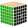 GIGAMIC Cubo Magico V-CUBE 6x6 originale Verdes 6x6x6