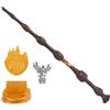 Wizarding World Harry Potter, 12-inch Magical Collector Albus Dumbledore Wand with Stand & Die-Cast Icon, Magical Creatures Series