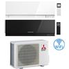 Mitsubishi Climatizzatore Condizionatore Mitsubishi Kirigamine Zen Wifi Bianco e Nero Dual Split Inverter 9000 + 12000 BTU con U.E. MXZ-2F42VF4 classe A+++ /A++ NOVITÁ