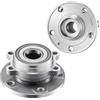 VEVOR Set di Mozzo Ruota Anteriore e Gruppo Cuscinetto 2 pezzi, Compatibile con Audi Q3 Komfort Sport Utility 4 Porte 2018 e Volkswagen Beetle Coast Cabriolet Convertible 2 Pporte 2.0L, OEM 513253