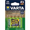 Varta - 4 batterie ricaricabili Ready2Use MIGNON AA 1,2 V HR6, 2500 mAh