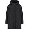 CMP - Parka da bambina con cappuccio fisso, Antracite, 128
