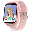 Moikmlih 4G Orologio da bambino, Smart Watch con GPS+WiFi Localizzazione, Chiamata SOS, Chat Video, Modalità Classifica, 10 Contatti, Sveglia, Giochi, IP68 Orologio GPS Bambini Regalo di compleanno di Natale