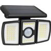 ECOVA Faretto led solare ecova easy move con sensore orientabile
