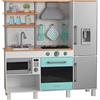 KidKraft Cucina Giocattolo in Legno Gourmet Chef con Accessori per Pentole e Macchina del Ghiaccio, Giocattolo per Bambini 3+ Anni, 53421