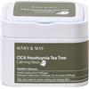 Mary&May Maschera Lenitiva alla CICA, Houttuynia e Tea Tree - Maschera in tessuto daily pull-out per un effetto lenitivo e idratante immediato - Skincare coreana, 30 fogli