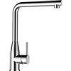 SCHOCK | Miscelatore Keto Monocomando Canna a Ponte Dritta, Acciaio Inox Massiccio, h325