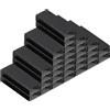 PATIKIL Graffette per Sparapunti, 2pz Graffette Mini #10 Lunghezza 3/16 Pollice per Forniture Ufficio, Nero