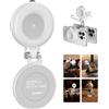 TELESIN C03 Magnetica Luce per Selfie, Luce per iPhone/Android, Bianco