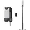 Insta360 Kit selfie stick Insta360 pieghevole 2-in-1 con telecomando con bastone invisibile, treppiede integrato, ideale per vlogging, escursionismo, scatti di gruppo, supporta fotocamere action X5, X4 Air, X4