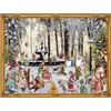 Richard Sellmer Verlag Adventskalender, viktorianisch Am Brunnen: Papier Adventskalender