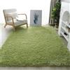 Treer Colore Scuro Tappeto Salotto Moderno Pelo Corto Lavabile Morbido Tappeti per Soggiorno Tappeti per Interni Morbidi Tappeti, per Divano Camera da Letto Home Decor (Verde Erba,160x230cm)