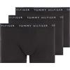 Tommy Hilfiger Uomo Pantaloncini Boxer Confezione da 3 Intimo, Nero (Black/Black/Black), M