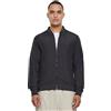 URBAN CLASSICS Giacca Bomber Uomo, Ottimo per le Mezze Stagiorni, Stile Old School, Giubbotto Corto, Vestibilità Ottimale, Colore: nero, Taglia: M