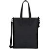 Expatrié Borsa Tote Donna Nera Sophie Borse a Spalla in Pelle Sintetica - Elegante Borsetta a Mano Stile Messenger - Shopping Bag Grande con Scomparto per Portatile e Tracolla Rimovibile