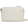 Calvin Klein Sculpted EW Camera Bag20 Lv04K3036G, Crossover Donna, Khaki (Lily White), OS