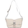 Expatrié Borsa a Tracolla da Donna Beige - Bobby - Borsa Piccola in Nylon - Borsetta con Fibbia in Metallo e Cerniera - Tracollina Piumino Elegante - Crossbody Puffer Bag - Idrorepellente