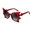 FEISEDY Occhiali da Festa Donne Uomo Vintage Farfalla Pipistrello Occhiali da Sole Festival per Rave Halloween Costume Night Party B4142