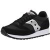 Saucony Jazz 81, Scarpe da Ginnastica Unisex - Adulto, Nero Argento, 44 EU