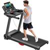 UMAY Tapis Roulant Elettrico Salvaspazio 12km/h, Tapis Roulant Pieghevole con Cardiofrequenzimetro, Treadmill 2,5HP con 12 Programmi di Allenamento, Capacità di Carico Massima 136KG