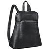 STILORD 'Cathy' Zaino Donna Elegante Pelle Daypack Zainetto Borsa Vintage Vera Cuoio, Colore:nero