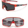ROCKBROS Occhiali da Ciclismo per Uomo Donna, Occhiali Bici MTB, Occhiali da Sole Polarizzati per Attività Sportivo Guida Pesca Golf Baseball Corsa Sci, Anti-UV400, Montatura TR90, Ultraleggero